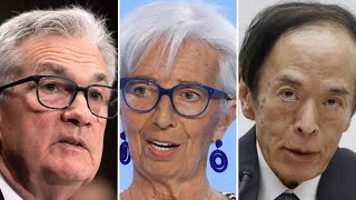 Powell Lagarde Bailey Ueda on Future Rate Decisions [upl. by Lal484]