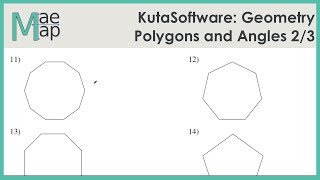 KutaSoftware Geometry Polygons And Angles Part 2 [upl. by Acinoda]