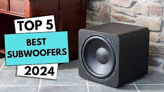 Top 5 BEST Subwoofers of 2024  BEST Subwoofers Review [upl. by Aicnelav]