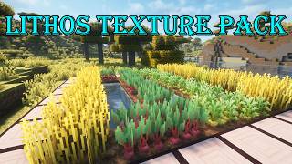 Lithos Texture Pack  Minecraft  Comparison [upl. by Nosredna871]