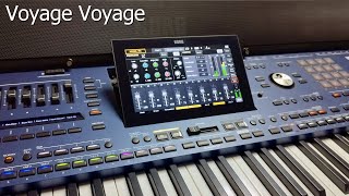 KORG Pa5X Musikant  Voyage Voyage Desireless  cover style from KorgPaeu WiMeX [upl. by Monetta]