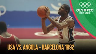 The Dream Teams First Olympic Match  Mens Basketball  Full Game  Barcelona 1992 Replays [upl. by Lougheed625]