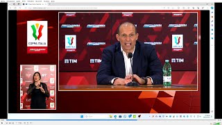 VIDEOCONFERENZA ALLEGRI POST JUVENTUS ATALANTA 16 05 2024 [upl. by Meryl1]