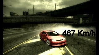 Need For Speed Most Wanted™  Honda Civic Si 467 KMH [upl. by Kariotta]