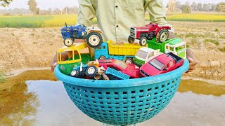 Gadi Cartoon Video  Tractor  Dump Truck  Auto Rickshaws  Mahindra  Toys Video  Parth Kids [upl. by Novonod468]