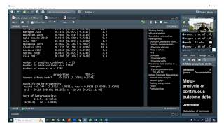 Prevalence meta analysis in R [upl. by Candis]