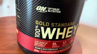 Optimum Nutrition Gold Standard 100 Whey Protein Review [upl. by Wager248]