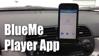 How to play music over the BlueampMe system with the BlueMe Player app for iPhone for Fiat 500 [upl. by Renzo]