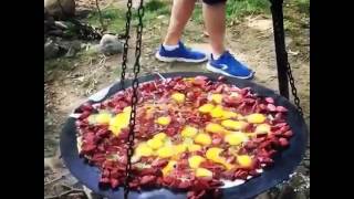 Salt Bae EASY TURKISH CAMPING FOOD [upl. by Yentnuoc]