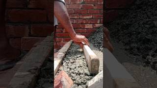 how to bricklaying stairs youtubeshorts construction shorts [upl. by Erdnassak]