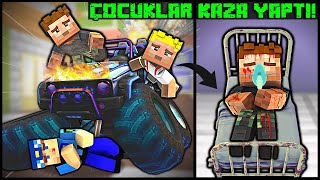 ALİ VE KEREM KOMİSER CANAVAR KAMYONLA KAZA YAPTI 😥 Minecraft [upl. by Stoffel]