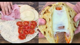 Piadina farcita il trucchetto per prepararla in soli 5 minuti [upl. by Aliab339]