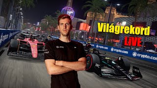 F1 23 VILÁGREKORD DÖNTÉS KISÉRLET Las Vegas LiVE [upl. by Nhoj]