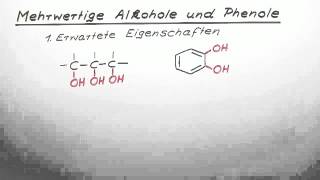 Mehrwertige Alkohole und Phenole  Chemie  Organische Chemie [upl. by Hughie]