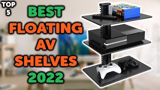 5 Best Wall Mounted AV Shelf  Top 5 TV Components Floating Wall Shelves in 2022 [upl. by Lavicrep]