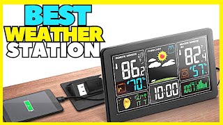 Top 5 Best Weather Stations Wireless Indoor Outdoor Thermometer 2023 [upl. by Neelahs]