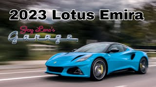 Midengine Rear Wheel Drive Manual Transmission Meet the 2023 Lotus Emira  Jay Lenos Garage [upl. by Guyer383]