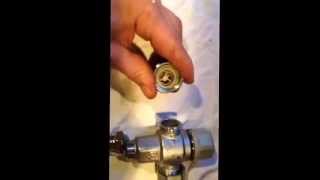 Servicing  repairing a thermostatic mixing valve  TMV  Blending valve [upl. by Angelique956]