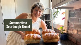 Soft Sourdough bread recipe Sourdough Hacks for Summertime baking [upl. by Ahsel369]