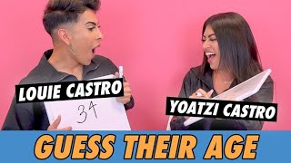 Louie vs Yoatzi Castro  Guess Their Age [upl. by Oiruam]