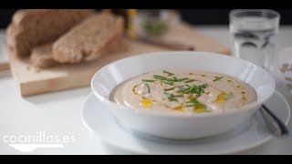 Receta de Vichyssoise vegana fácil [upl. by Rabelais132]