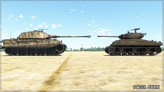 Sherman vs Tiger II  Two Methods How to Kill Tiger Easy [upl. by Imotih274]