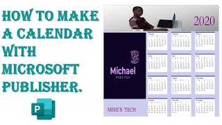 How to create a calendar with Microsoft publisher [upl. by Celinda934]