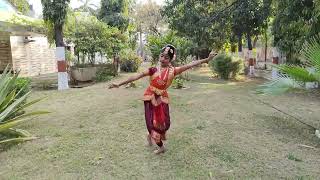 Dhithiki Dhithiki Thai Baby Avanthikka Dance Bharatanatyam costume and make up [upl. by Herring]