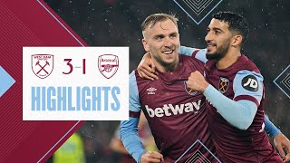 West Ham 31 Arsenal  Bowen amp Kudus On Target  Carabao Cup Highlights [upl. by Ajiat485]