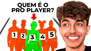 QUEM É O PRO 4 NOOBS VS 1 PRO DISFARÇADO 2 [upl. by Thalia495]