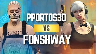 Pportos30 vs Fonshway │ GTA 5 Online Affrontement PvP [upl. by Abrahan]