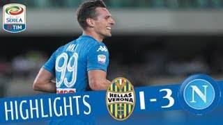 Hellas Verona  Napoli 13  Highlights  Giornata 1  Serie A TIM 201718 [upl. by Anairuy969]