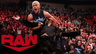 Cody Rhodes brawls with Shinsuke Nakamura through the arena Raw highlights Dec 18 2023 [upl. by Nahgeam]