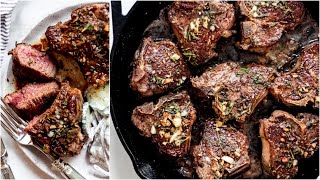 Pan Seared Lamb Chops [upl. by Atile]