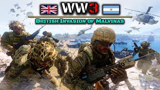 The Second Falklands War  UK vs Argentina  ArmA 3 World War 3 Machinima [upl. by Honor726]