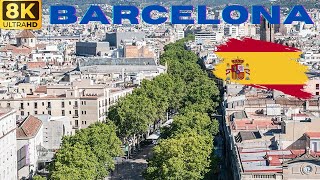 【8K】Barcelona Morning Walk  Gothic Quarter  La Rambla  Plaça de Catalunya [upl. by Lodovico]