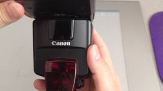 Selling Canon 550EX Speedlite 1 [upl. by Anthiathia]