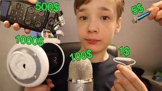 1 Microphone VS 1000 Microphone ASMR [upl. by Eittod676]