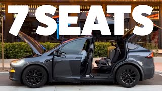 Tesla Model X 7seater  What are the back seats like [upl. by Jackqueline]