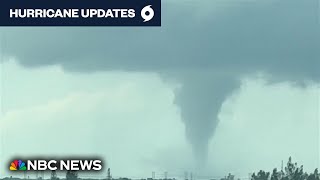 Tornadoes touch down in Florida ahead of Milton’s landfall [upl. by Suiraj]