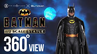 Batman 1989  360° VIEW  Prime 1 Studio [upl. by Eicnahc]