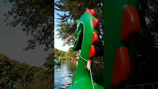 Dragon pedalo boat Peasholm Park Scarborough [upl. by Kaiser793]