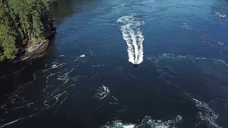 Running the Skookumchuck Narrows in a Lifetimer  100ft whirlpool [upl. by Standford245]