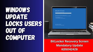 Windows Update Locks Users Out Of Computer [upl. by Elfstan410]