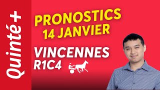 PRONOSTICS QUINTE DU 14 JANVIER À VINCENNES  IZOARD VEDAQUAIS UN SPÉCIALISTE DU PARCOURS [upl. by Jesus]