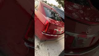 2010 Cadillac CTS Muffler delete Cold Start pt1 [upl. by Brynna]