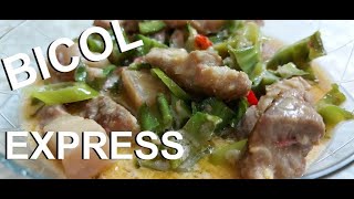 BICOL EXPRESS  FILIPINO DISH [upl. by Vivle47]