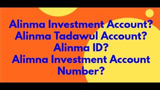 Alinma Investment Tadawul Account Opening فتح حساب الإنماء للاستثمار KSA tadawul investment [upl. by Desdamonna]