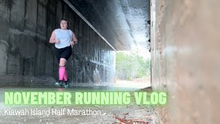 HALF MARATHON TRAINING VLOG  NOVEMBER plus only one month of training  VLOG 28 [upl. by Yahsan]