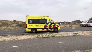 Bestuurder vliegt met auto uit de bocht op de Langevelderslag en raakt gewond [upl. by Terry]